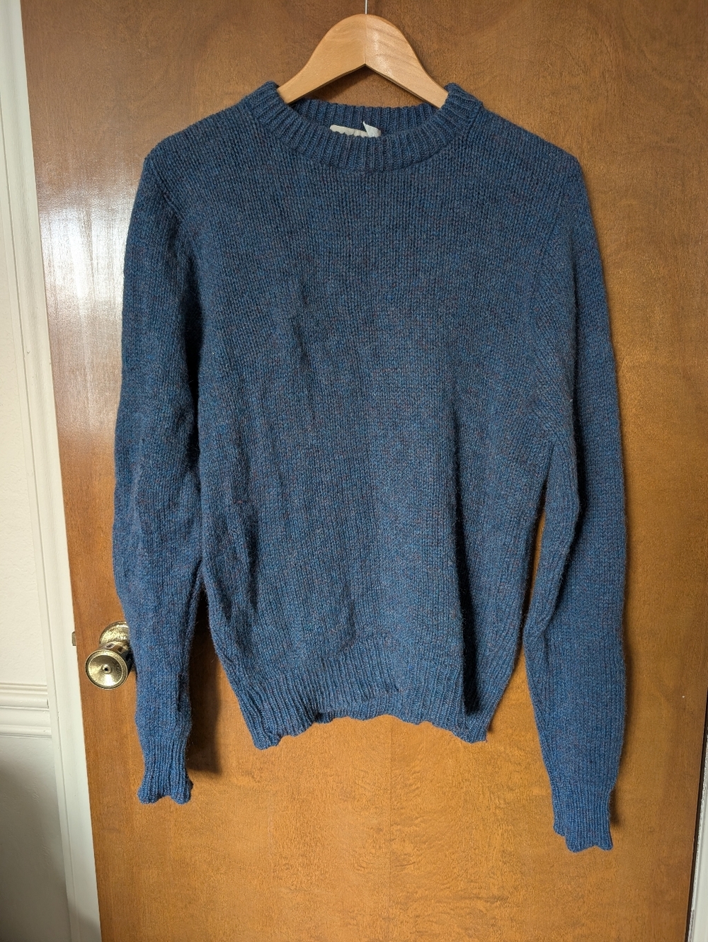 Vintage REI Blue Mountain Wool Blend Knit Sweater